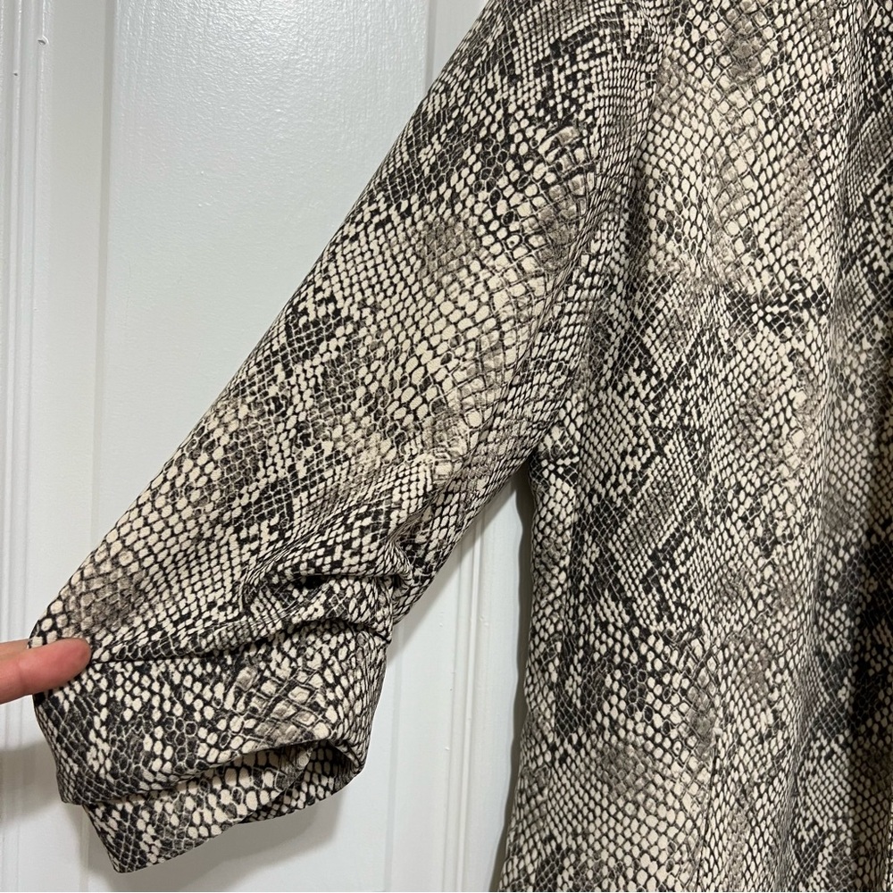 Babaton Macauley Blazer Snakeskin Python Print Si… - image 7